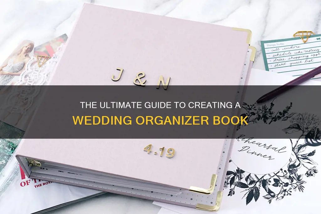 how to make a wedding organizer book