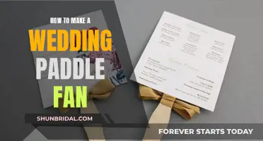 Creating a Wedding Paddle Fan: A Step-by-Step Guide