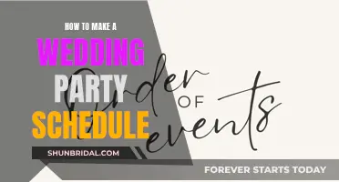 Planning a Wedding Party Timeline: A Step-by-Step Guide