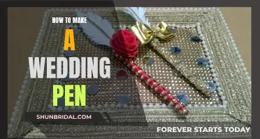 Crafting a Wedding Pen: A Guide to Making Yours