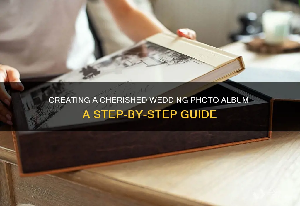 how to make a wedding photo album