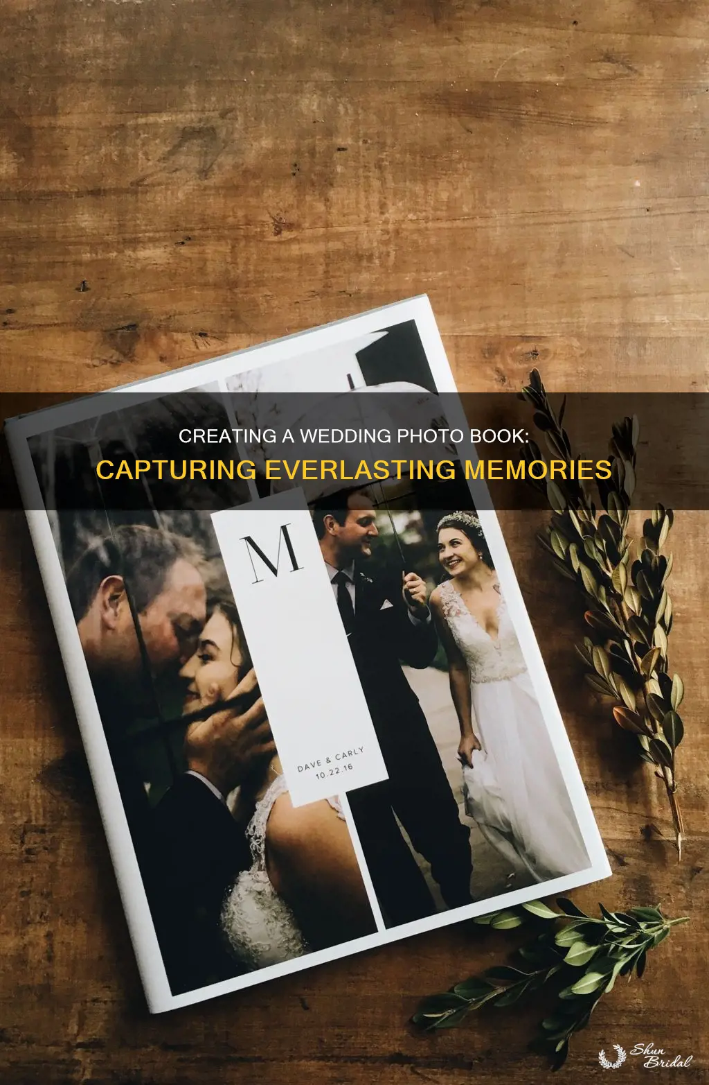 how to make a wedding photo book