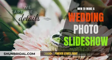 Creating a Wedding Photo Slideshow: Capturing Magical Moments Forever