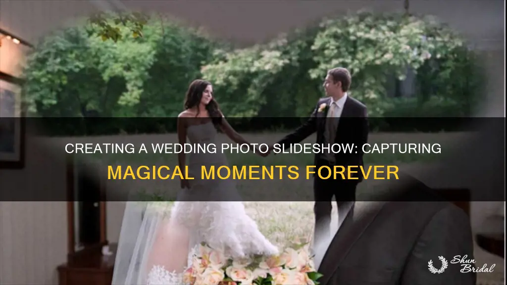 how to make a wedding photo slideshow