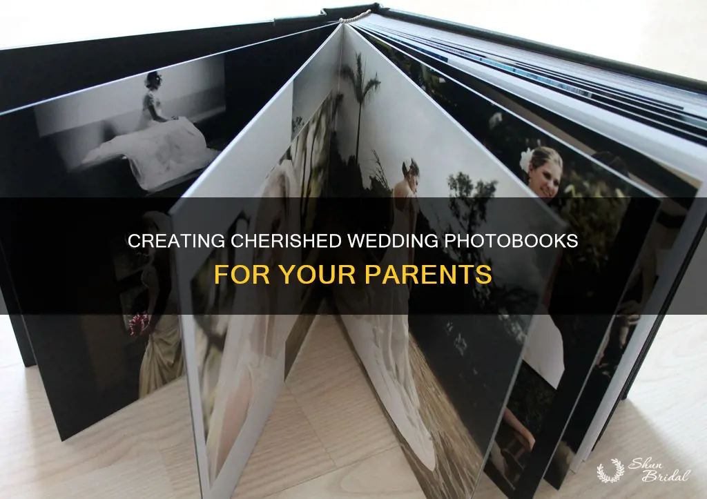 how to make a wedding photobook for parents