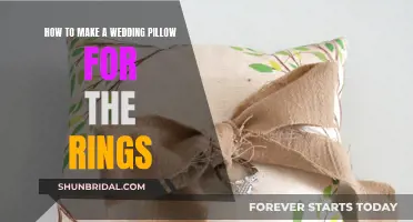 Creating a Wedding Ring Pillow: A Simple Guide