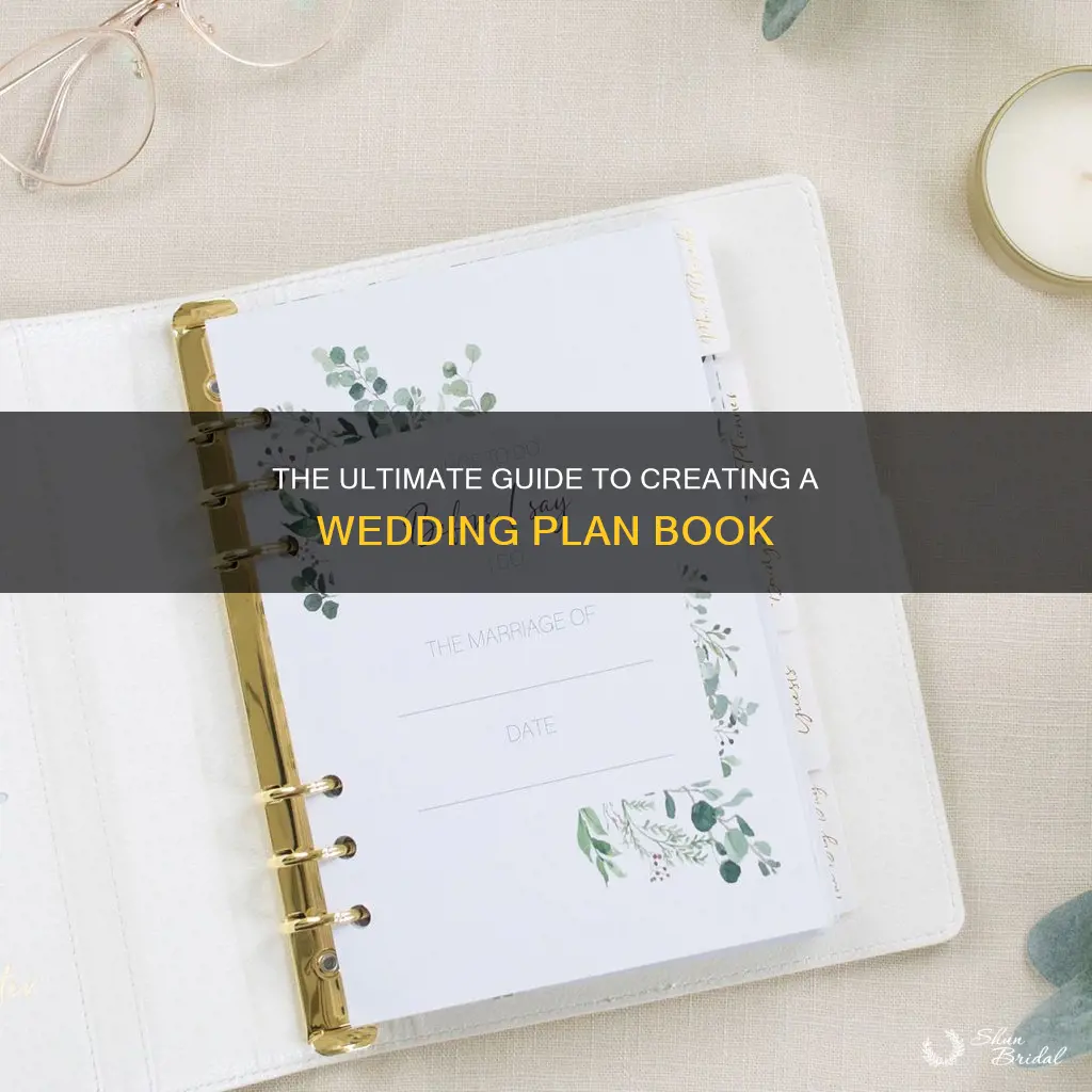 how to make a wedding plan book