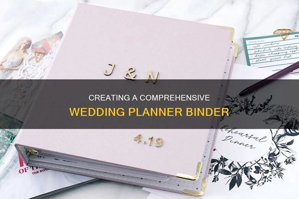 how to make a wedding planner binder