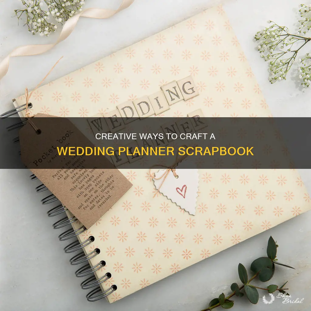 how to make a wedding planner scrapbook