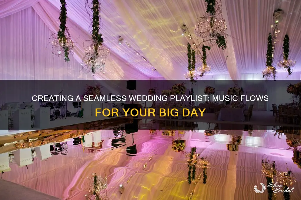 how to make a wedding playlist flow