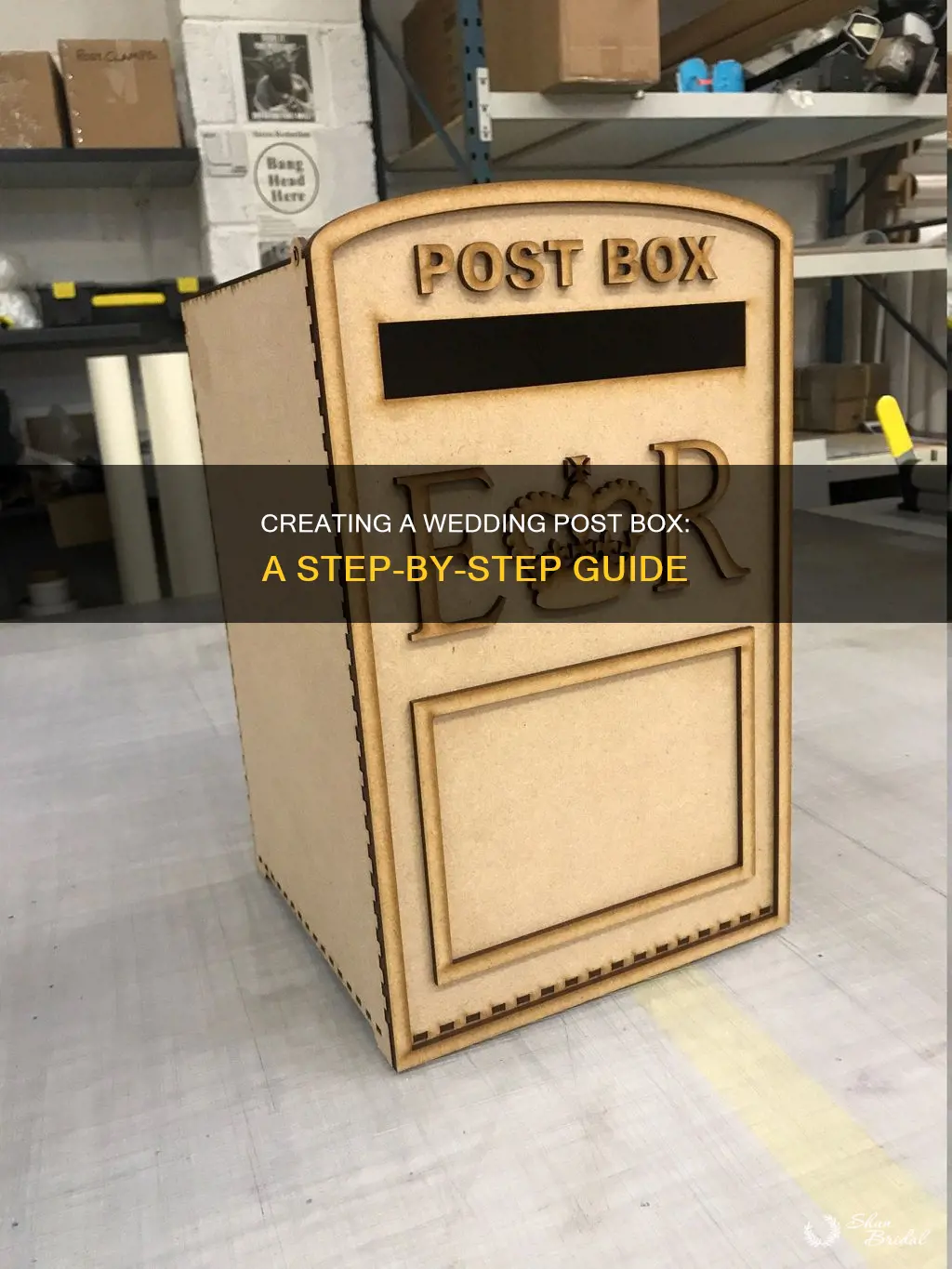 how to make a wedding post box