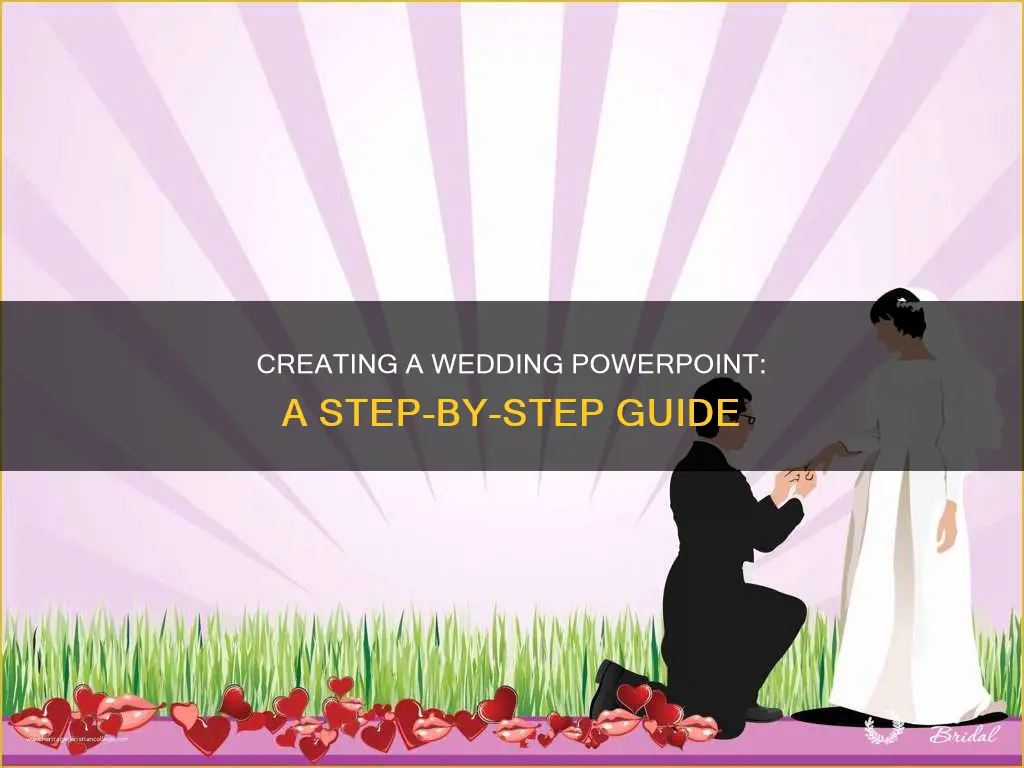 how to make a wedding powerpoint presentation