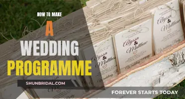 Crafting a Wedding Programme: A Step-by-Step Guide