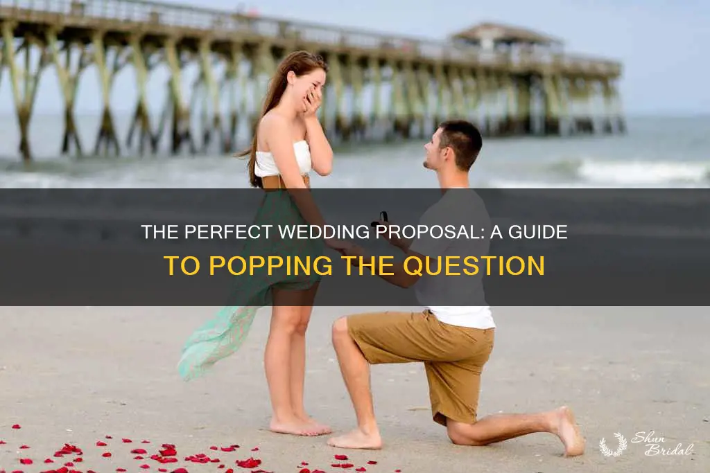 how to make a wedding proposal