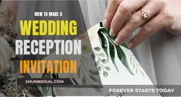 Designing Your Wedding Reception Invitation