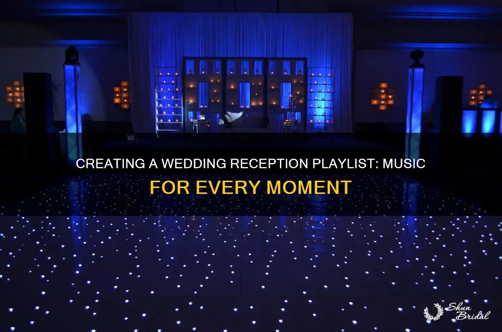 how to make a wedding reception playlist