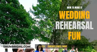 Make Your Wedding Rehearsal Fun and Memorable