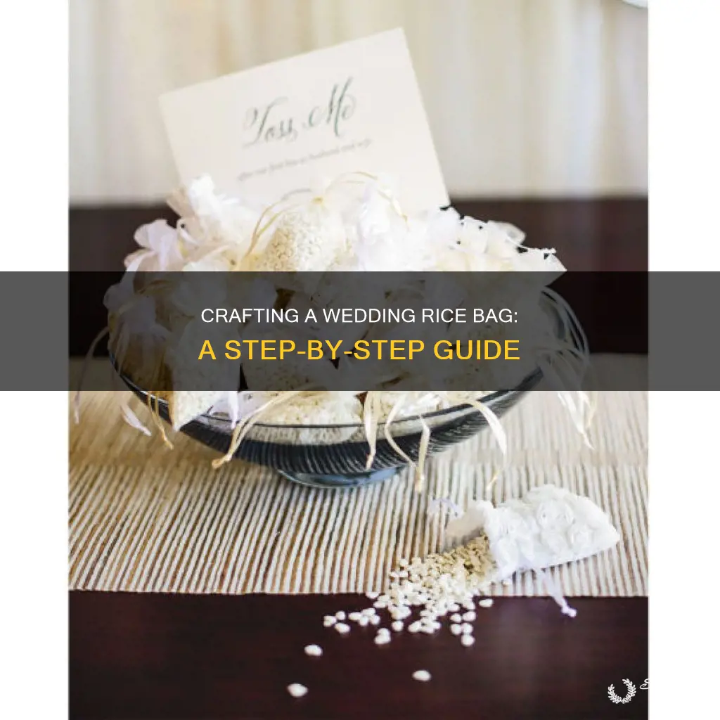 how to make a wedding rice bag