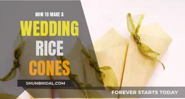 Creating Wedding Rice Cones: A Step-by-Step Guide