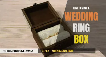 Crafting a Wedding Ring Box: A Step-by-Step Guide