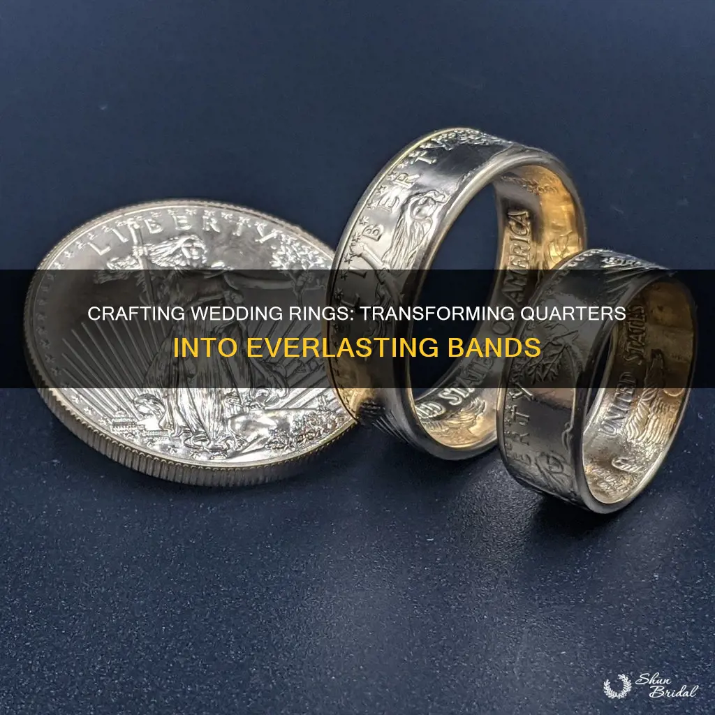 how to make a wedding ring out of a quarter