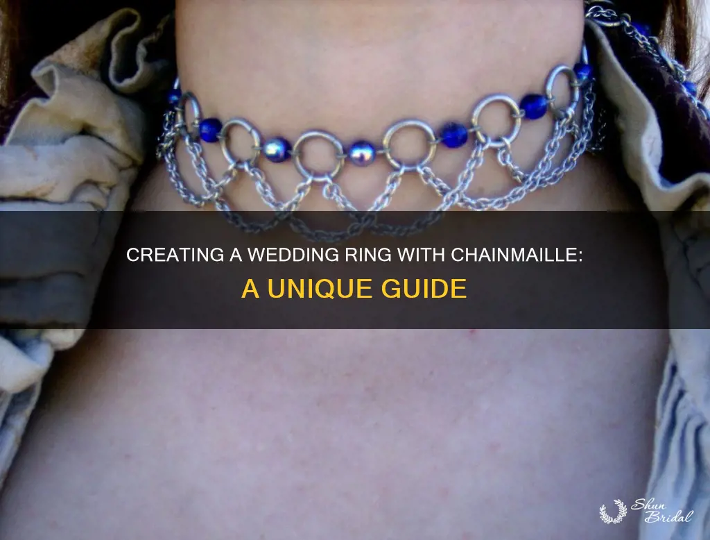 how to make a wedding ring out of chainmaille