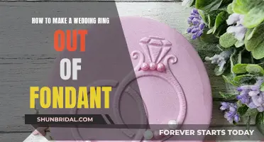 Creating Wedding Rings from Fondant: A Step-by-Step Guide