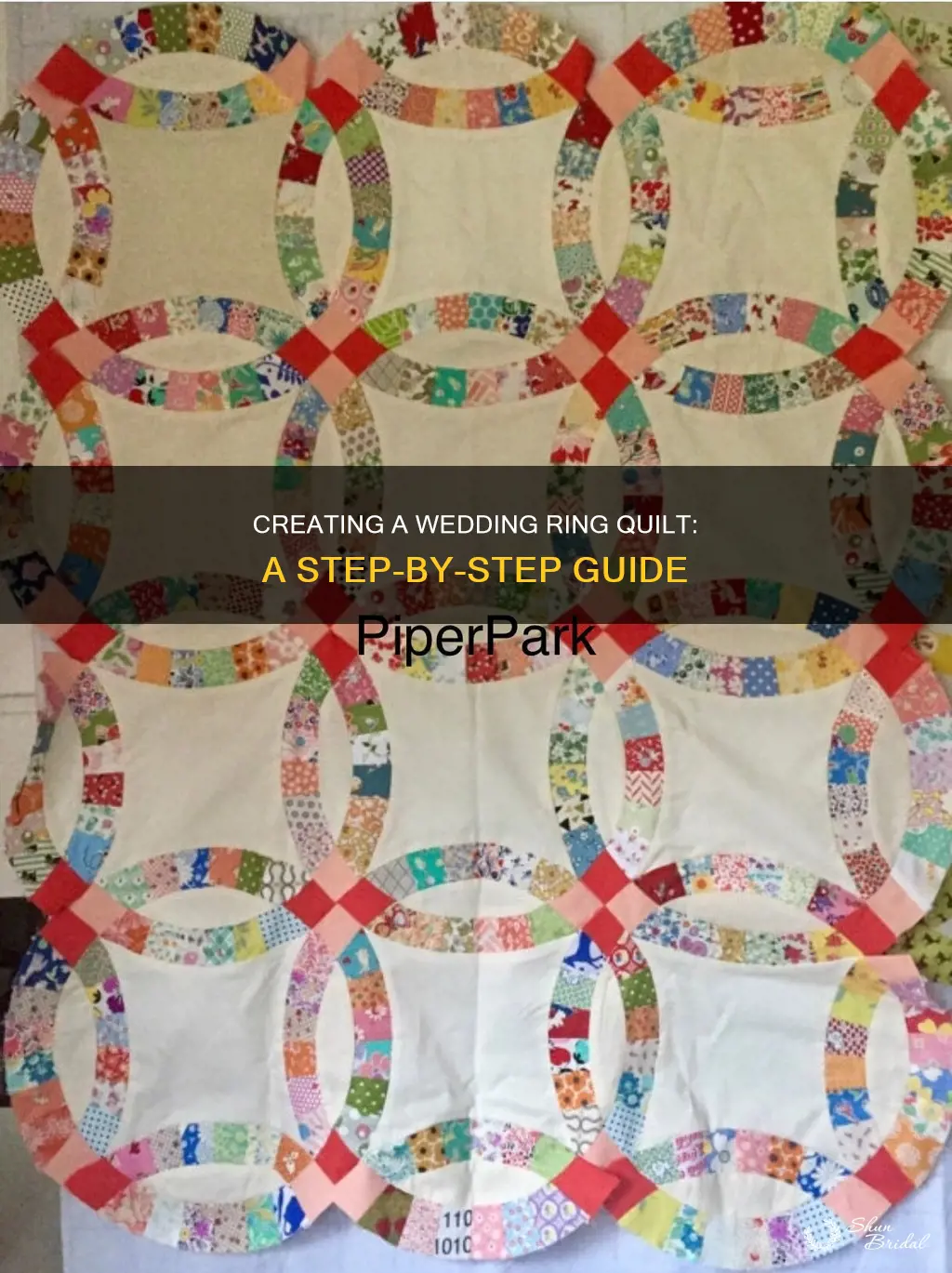 how to make a wedding ring quilt