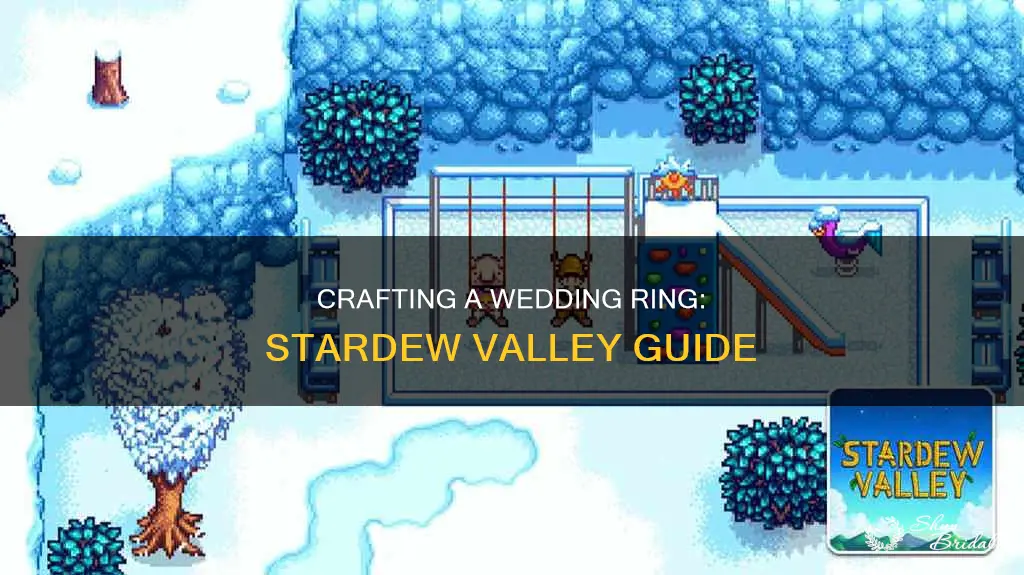 how to make a wedding ring stardew