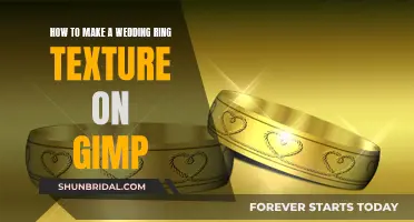 Creating a Wedding Ring Texture with Gimp: A Step-by-Step Guide