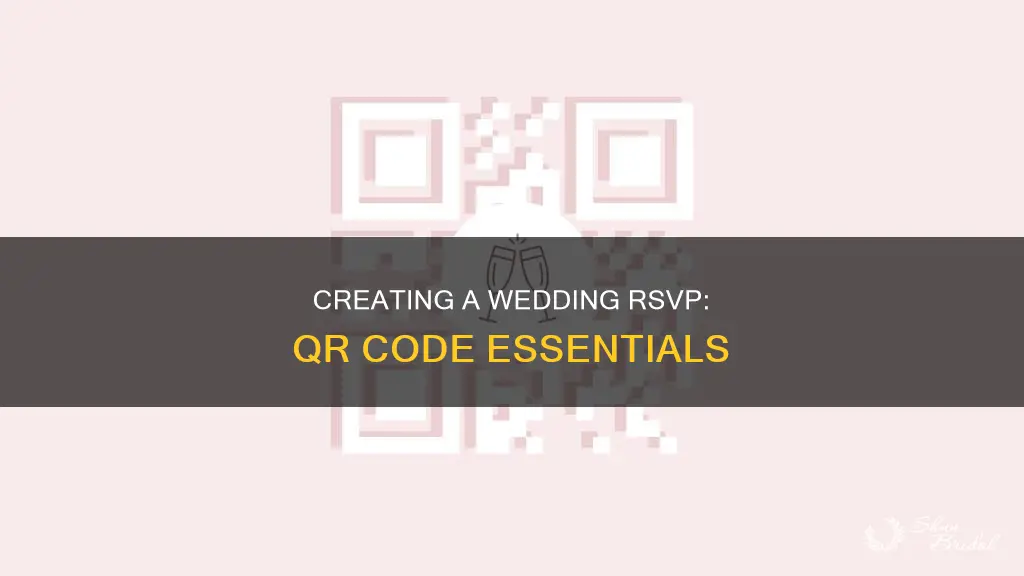 how to make a wedding rsvp qr code