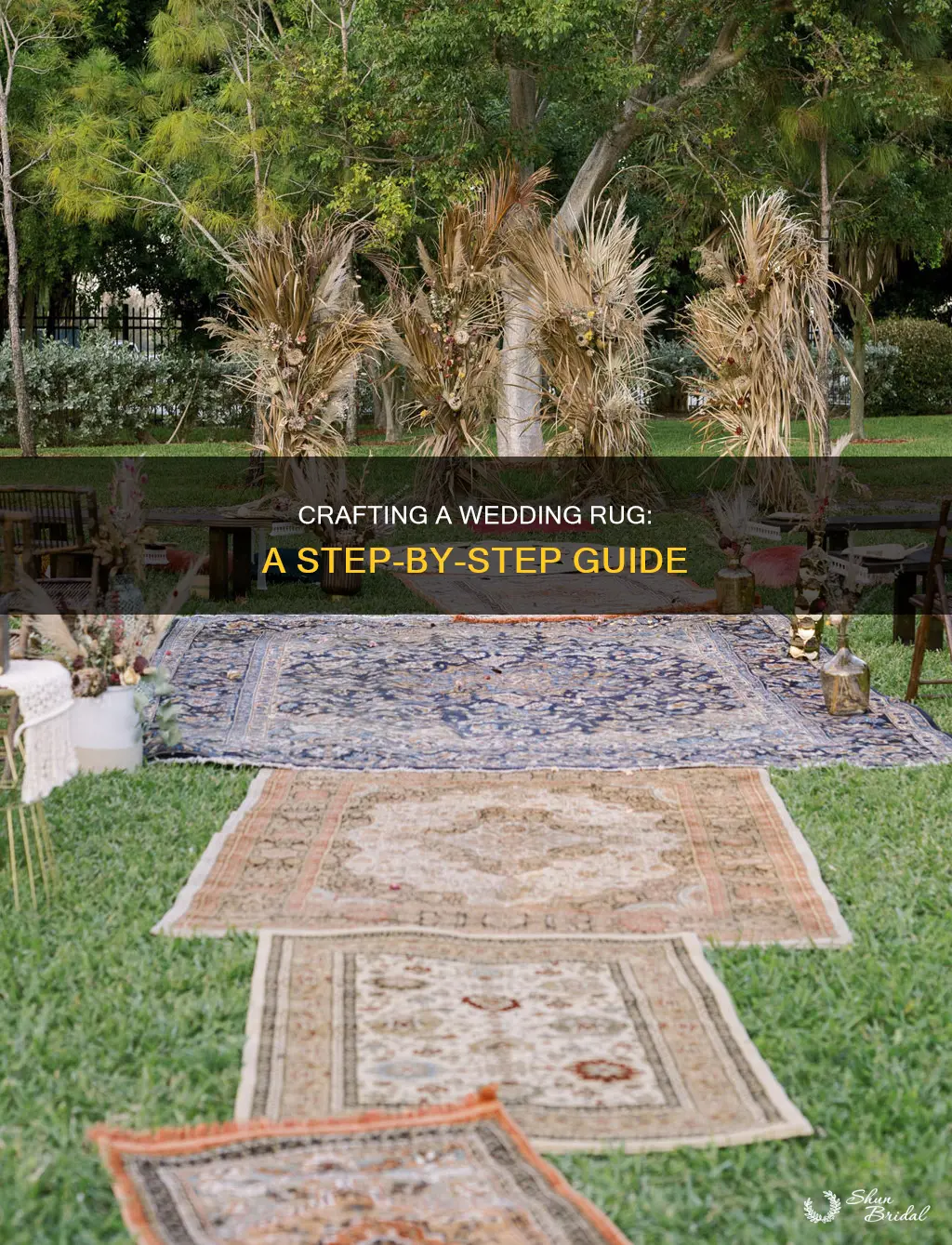 how to make a wedding rug