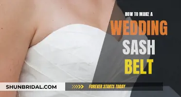 Creating a Wedding Sash Belt: A Step-by-Step Guide