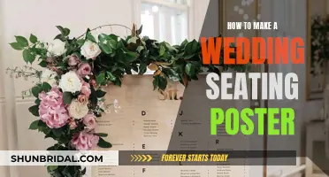 Create a Wedding Seating Poster: A Guide to Arranging Guests