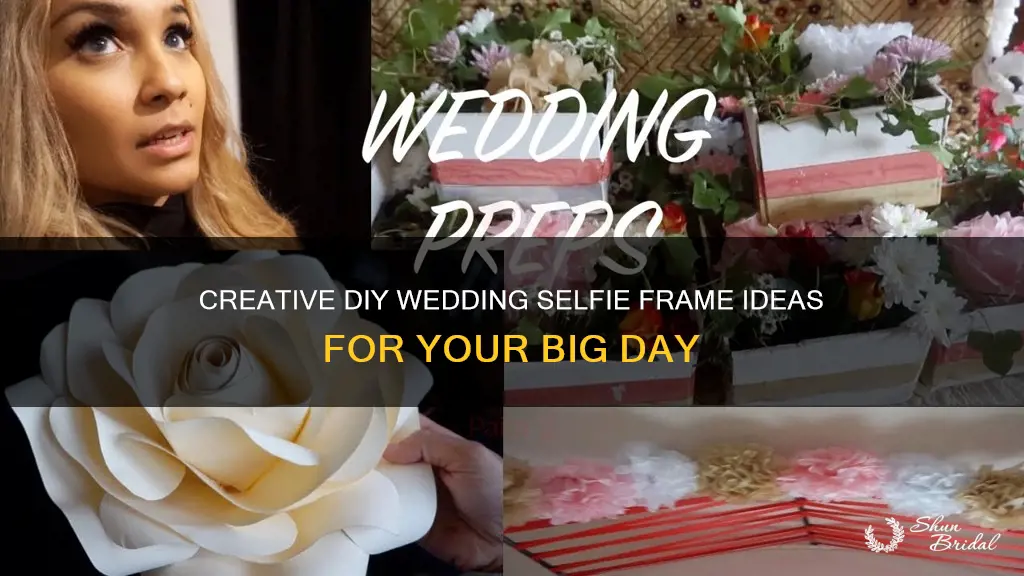 how to make a wedding selfie frame