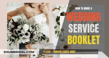 Designing a Wedding Service Booklet: A Step-by-Step Guide