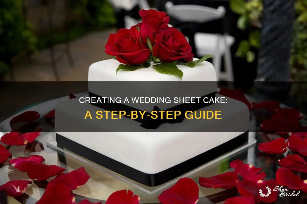 how to make a wedding sheet cake