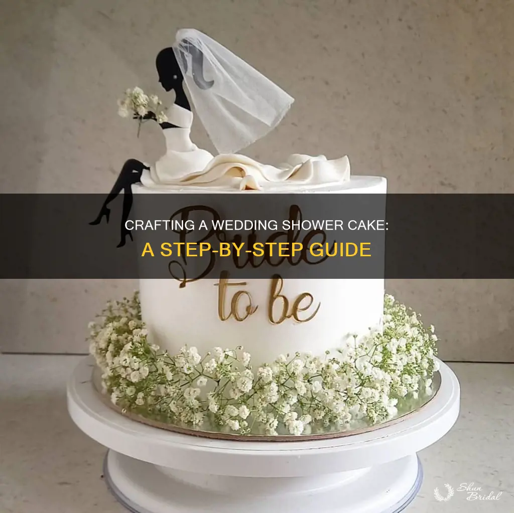 how to make a wedding shower cake