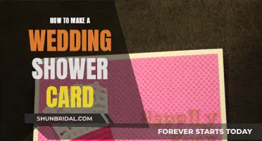 Creating a Wedding Shower Card: Tips and Tricks