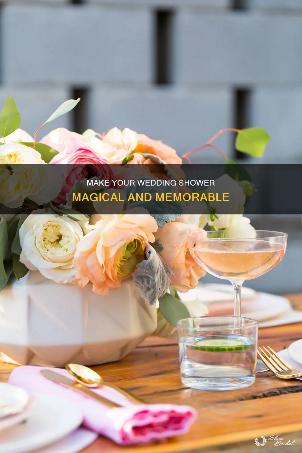 how to make a wedding shower special