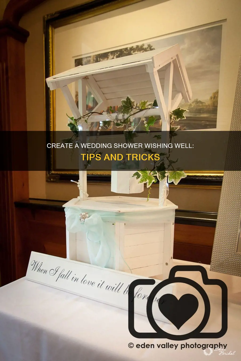 how to make a wedding shower wishing well