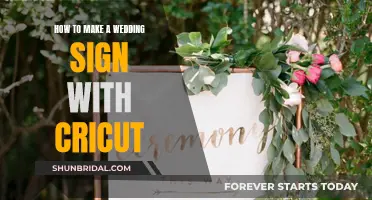 Creating Wedding Signs with Cricut: A Step-by-Step Guide