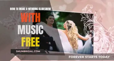 Creating a Wedding Slideshow: Free, Easy, Musical