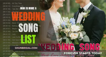 Creating a Wedding Song List: A Guide to Getting Started