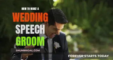 Crafting a Memorable Wedding Speech: A Groom's Guide