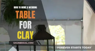 Creating a Wedding Table from Clay