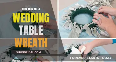 Creating a Wedding Table Wreath: A Step-by-Step Guide