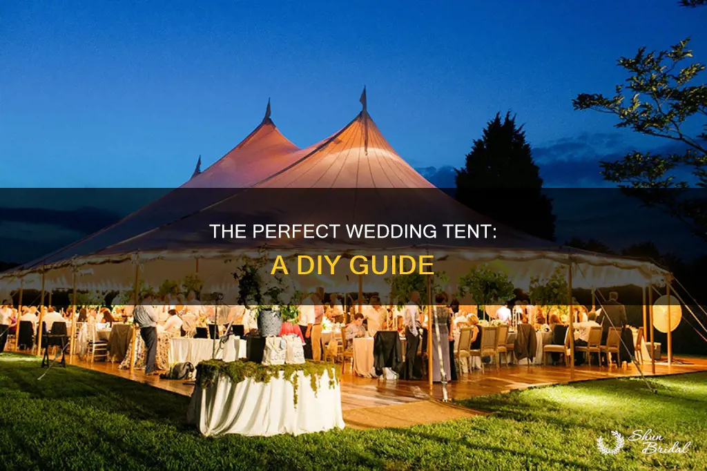 how to make a wedding tent