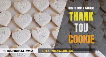 Crafting Wedding Thank-You Cookies: A Sweet Gesture