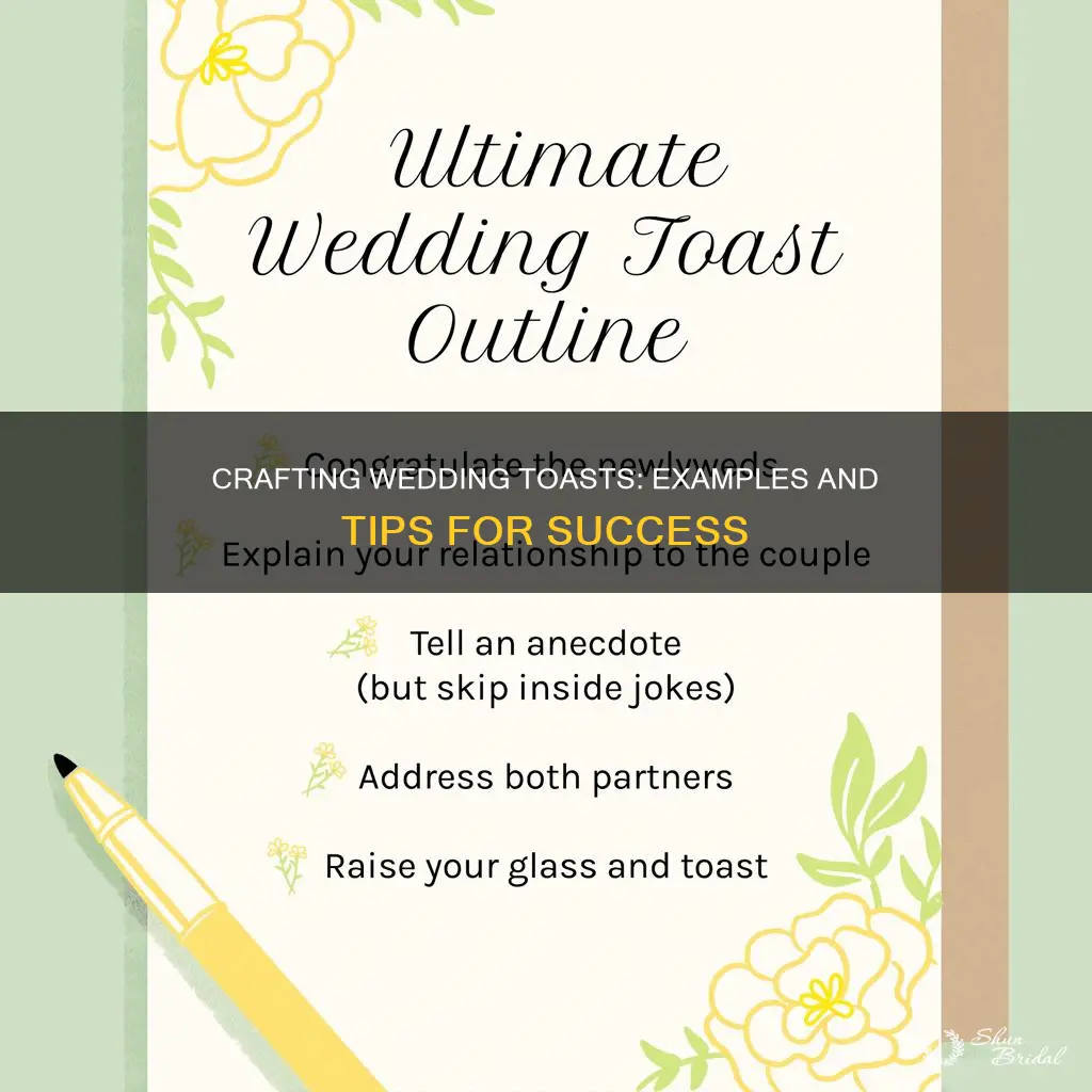 how to make a wedding toast examples